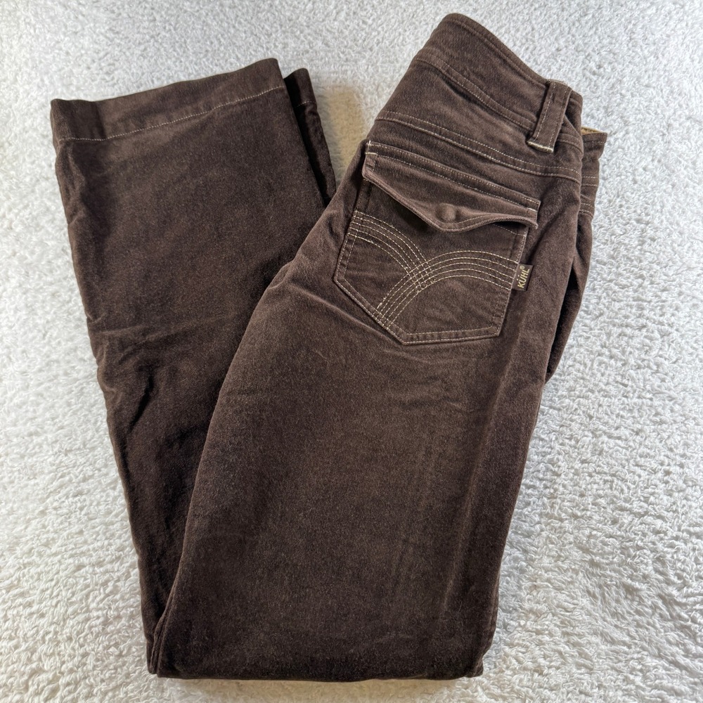 Kuhl Corduroy Pants Womens 30x31 Brown Alf Straight Leg Utility Micro Cord